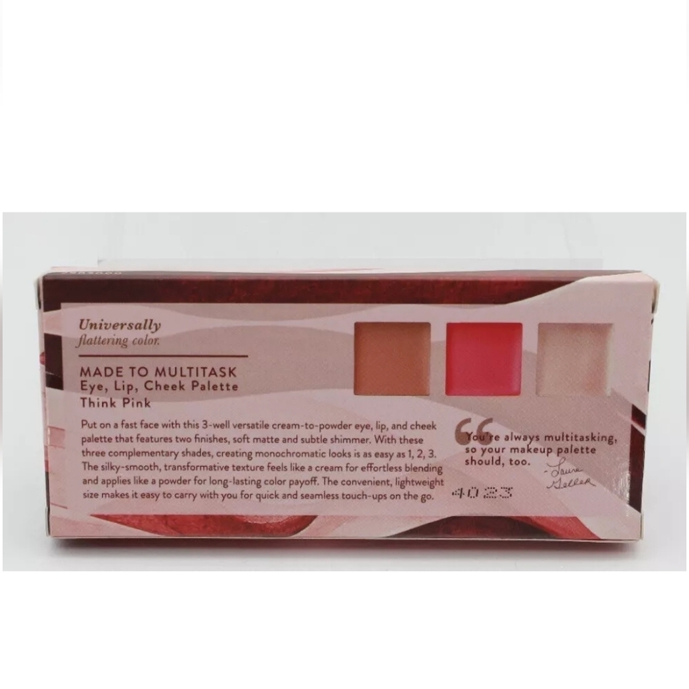 LAURA GELLER Think Pink Eye, Lip, Cheek Palette Sealed, NIB - Picture 3 of 5